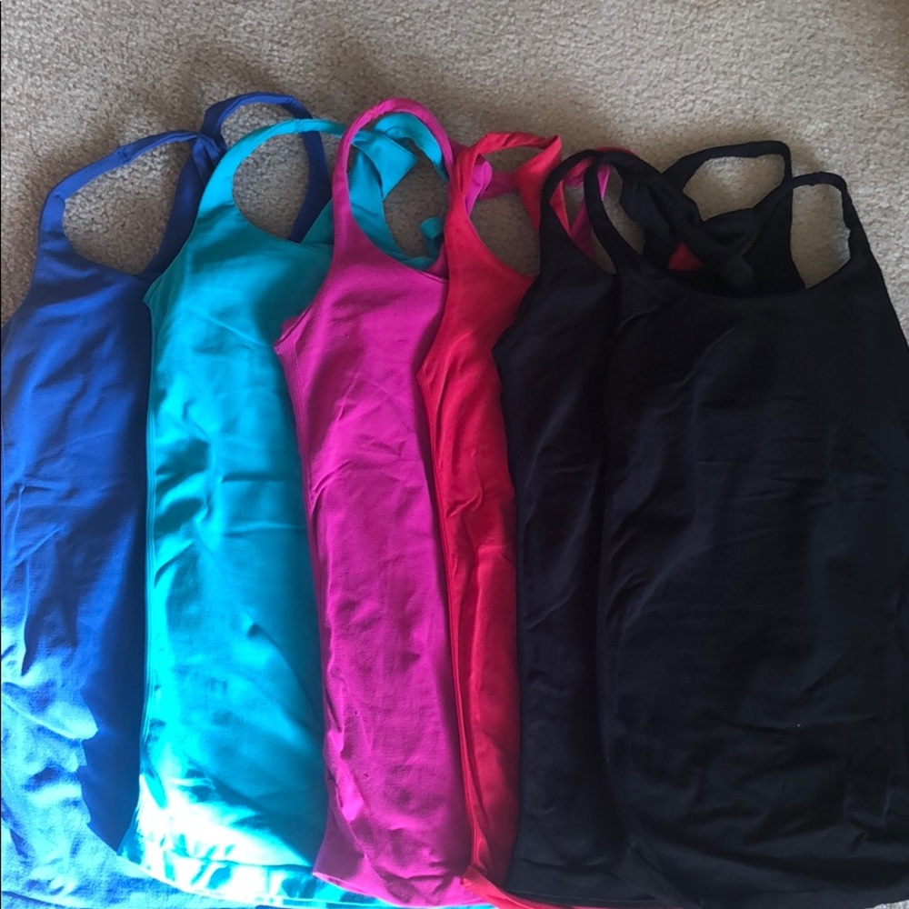 Bebé tanks with cross in back and built in bra